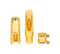 Professional Alto Saxophone Metal Brass Mouthpiece Gold Plating Sax Mouth Pieces Accessories