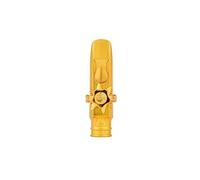 Professional Alto Saxophone Metal Mouthpiece Gold Plating Sax Mouth Pieces Accessories Size 7 8 (Color : Alto 7)