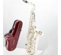 Professional Alto Saxophone Silvering Plated Musical Instruments E Flat Sax