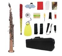 Professional Alto Saxophone Soprano Saxophone Straight Solid Bb Key Professional Performance Instrument