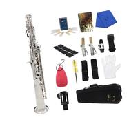 Professional Alto Straight Saxophone B Brass Woodwind Instrument Accessories Included Beginner Saxophone