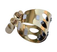 Professional Altos Sax Ligature 4 Point Technology Sturdy Brass Enhanced Acoustics Saxophone Mouthpiece Altos Saxophone Clamp