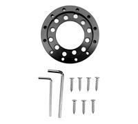 Professional Aluminum 70mm Steering Wheel Adapter Plate Racing Car Gaming Steering Wheel Adapter for G25 G27 Sparco Black