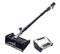 Professional Aluminum Alloy Drywall Flat Box with 40"-64" Handle, 8"/10"/12" Drywall Mud Tools, Putty Knife Set for Seamless Finish and Repair