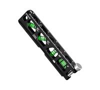 Professional Aluminum Bubble Levels with Track Double Measurement Scale Adjustable Thumb Screw Design Aluminum Alloy Spirit Levels