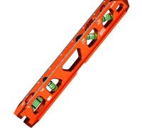 Professional Aluminum Bubble Levels with Track Double Measurement Scale Adjustable Thumb Screw Design Aluminum Alloy Spirit Levels