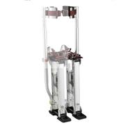 Professional Aluminum Drywall Stilts, Adjustable Height 18-30 Inch, Lightweight Construction Platform with Non-Slip Rubber Sole for Plastering, Painting & Decorative Tasks