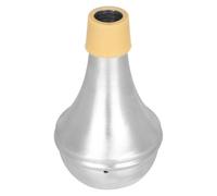 Professional Aluminum Trumpet Practice Mute Noise Reducing Accessory Quick Installation Compact Size for Home Rehearsal Travel Sized Trumpet Mute Device