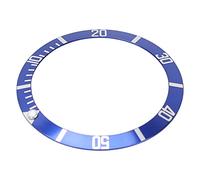 Professional Aluminum Watch Bezel Insert for Replacement with High Durability for Watch Repair Professionals 3.8cm Size (Blue)