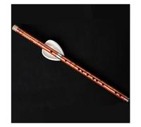 Professional Ancient Style Two-section Flute, Exquisite Portable Bamboo Flute Playing Instrument Professional Performance To Bamboo Flute (Color : Major A key)