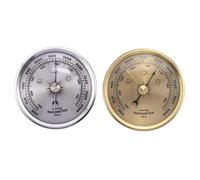 Professional Aneroid Barograph 70mm Diameter Meteorological Instrument Manual Reading Industrial Strength Stainless Steel Barometer