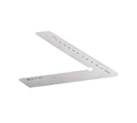 Professional Angled Measuring Tool Resistant Stainless Steel Construction with Clear Scale Accurate Readings Stainless Steel Angled Ruler
