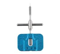 Professional Angler Tool Set For Bearing Pin Extraction With Trapezoidal Cone And Storage Box, Compatible With Various Reels, Black(Blue)
