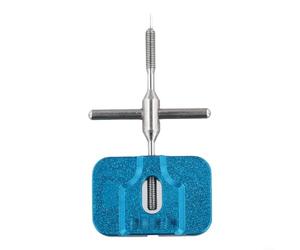 Professional Angler Tool Set For Bearing Pin Extraction With Trapezoidal Cone And Storage Box, Compatible With Various Reels, Black(Blue)