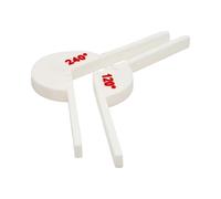 Professional Angles Measurement Tool Ergonomic Grip Angles Measuring Ruler Math Geometry Tool for Engineering Project Classroom Math Equipment