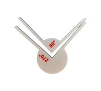 Professional Angles Measurement Tool Ergonomic Grip Angles Measuring Ruler Math Geometry Tool for Engineering Project School Supplies Protractor