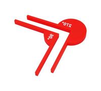 Professional Angles Measurement Tool Ergonomic Grip Angles Measuring Ruler Math Geometry Tool for Engineering Project School Supplies Protractor