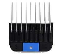 Professional Animal Stainless Steel Attachment Guide Guard Combs for A5 Style Detachable Blade Pet Groomers, 1/8"-1" Compatible with Wahl KM Series Andis AG BG Oster A5 A6 Animal Clippers (#3-3/8")