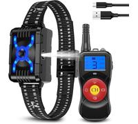 Professional Anti Barking Dog Collars, Bark Collar with Remote, Dog Training Collar with Spray/Vibration/Sound/Light/Multi Dog Training System, Anti Bark Control Range Up to 2700ft, Stop Dog Barking
