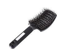 Professional Anti-static Curved Vent Barber Salon Hairdressing Hair Styling Tool Rows Tine Comb Brush for Scalp Massage Smooth Comfortable Ergonomic Design