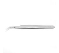 Professional Anti Static Tweezers Stainless Steel Curved Precision Electronics Repair Tool for Phone Circuit Board Maintenance Small Parts Handling