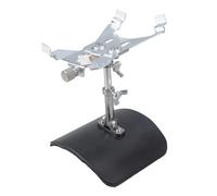 Professional Anti Vibrations Guitar Silver Adjustable Clamp Black Nonslip Base Present For Classical Player Guitar