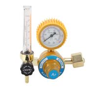 Professional Argon Gas Regulator Heavy Duty Copper Construction Precise Pressure Control Flow Meter with Vibration for TIG Welding Metal Fabrication Industrial Use