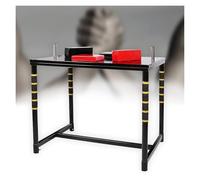 Professional Arm Wrestling Table, Indoor Desk Arm Fitness Equipment, Steel Arm Wrestling Exercise Machine, Gym Club Equipment(Black)