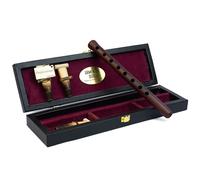 Professional Armenian DUDUK instrument from apricot wood, wooden case covered with leather, 1 professional reed and 2 standard, Flute Oboe Balaban Woodwind (Key D)