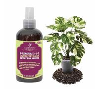 Professional AROID Spray Fertilizer Mist for Home Gardening | 3-1-2 Gentle Blend Mist for Healthy Leaves & Growth | Essential Nutrients for AROID - 8oz