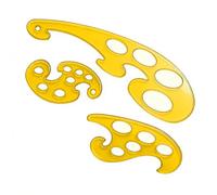 Professional Artistic Measuring Tool Drafting Curves Template for Artists Student and Designers to Create Smooth Curves Artistic Measuring Tool Geometry Aid