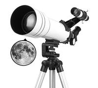 Professional Astronomical Telescope, 400X70mm HD Powerful Zoom Spotting Telescope with Portable Tripod Backpack Gift, Night Vision Deep Space Star View Moon WgGUIF