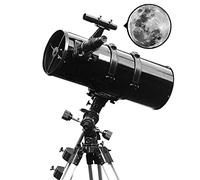Professional Astronomical Telescope, 800x203.0mm Eq Long Focal Length Reflection Type High Magnification Large Aperture Telescope, Equatorial Mount Adjustable Tripod