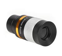 Professional Astronomical Telescope Zoom Eyepiece 7mm to 21mm Continuous Zoom with Full Multilayer Coating for Moon Planets Nebulae Star Clusters Observation Silver