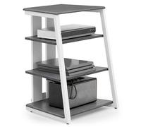 Professional Audio Equipment Cabinet for HiFi Amplifiers - Multi-Function Rack with Stable Support & Efficient Heat Dissipation - Gray 4th Floor Design for Home Use