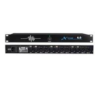Professional Audio Feedback Suppressor, 5-level Digital Microphone Processor For Anti-howling, Perfect For Stage, Ktv, Bars & Parties (6 Inputs, 6 Outputs) 6 in 6 out