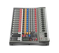 Professional Audio Mixer 12 Channel DJ Mixer Sound Board Console Stereo Sound Mixer with EQ Bluetooth USB Input 48V Phantom Power for Professional and Beginners