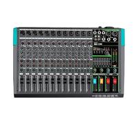 Professional Audio Mixer 12Channel Sound Board Console DJ Mixing Desk System Interface Built-in 256 Reverb Effect Widely Applicable