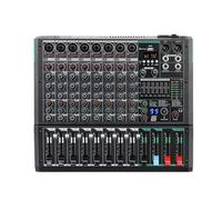 Professional Audio Mixer 8 Channel Sound Board Console DJ Mixing Desk System Interface Built-in 99 Reverb Effect Widely Applicable