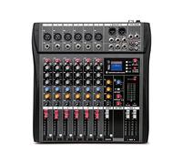 Professional Audio Mixer Computer Stage Recording USB Sound Card Bluetooth DJ Model CT-60 CT-80 CT-120 CT-160 6 8 12 16 Channel (Color : CT-60, Size : 0) (CT)
