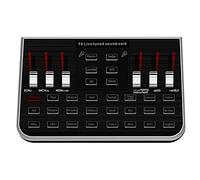 Professional Audio Mixer, Live Mobile Phone External Equipment Sound Card 6 Modes Voice Microphone Webcast