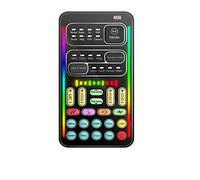 Professional Audio Mixer,Live Sound Card External Usb Headset Microphone Live Broadcast Sound Card For Mobilephone Computer Pc