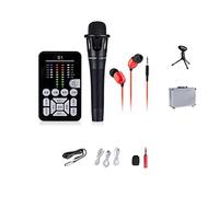 Professional Audio Mixer, S1 Live Sound Card External USB Headset Microphone Live Broadcast Sound Card For MobilePhone Computer PC (Color : B)