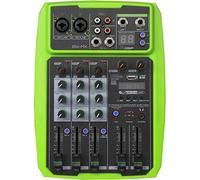 Professional Audio Mixer, USB Bluetooth Reverb Audio Processor, Built in 48V Power Supply, Multiple Audio Format Playback, for Outdoor Conference Audio