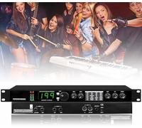 Professional Audio Processor Equalizer, Digital Reverb Multi Effect Processor, Stereo Equalizer with 99 Preset Programs, DSP Echo Effector for Studio