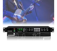 Professional audio processor equalizer, digital reverb processor, built-in 99 preset programs, 199 sound effect memories, preset/programmable 24-bit signal processing, suitable for recording studio