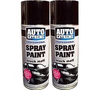 Professional Auto Extreme Black Matt Spray Paint Petrol Resistant Non Crack Formula with Unique Tamper Proof Nozzle 400ml (2)