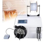 Professional Automatic Twist Tie Machine, Food Twist Tying Machine, The binding speed is 60-75 pieces/minute, Durable and Efficient for Small Businesses and Retail Stores.(Bind+Wind)