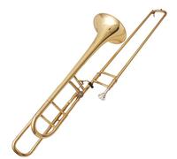 Professional B Flat To F Tenor Change Pitch Trombone Musical Instrument With Storage Case Trombone for Beginner (Color : A)