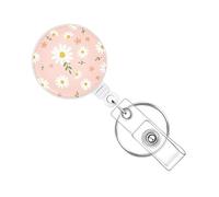 Professional Badge Card Holder Heavy Duty Metal Holder with Retractable Cord for Identity Card Display Retractable Holders Heavy Duty